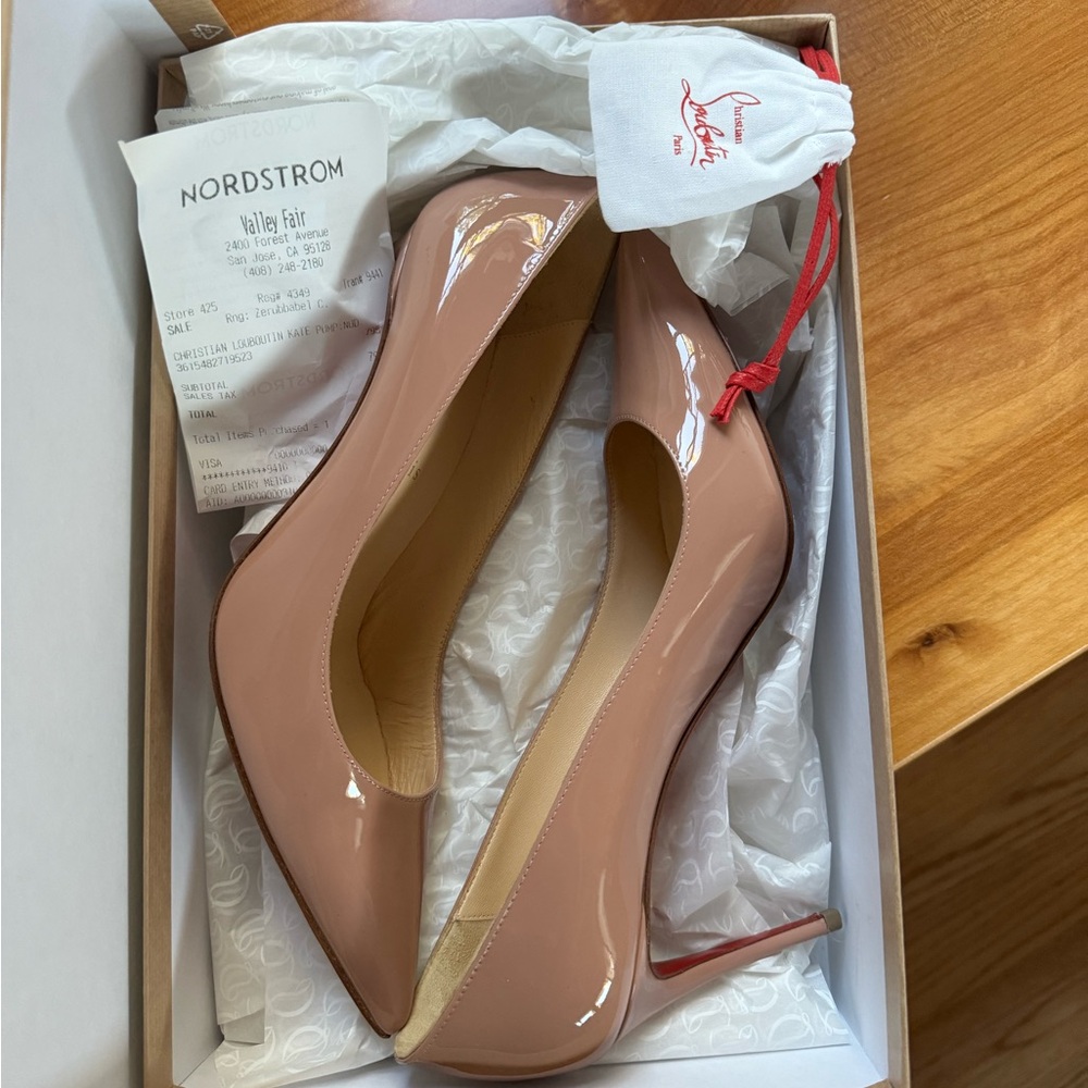 Louboutin Heels (Kate Pump Nude) -Practically new